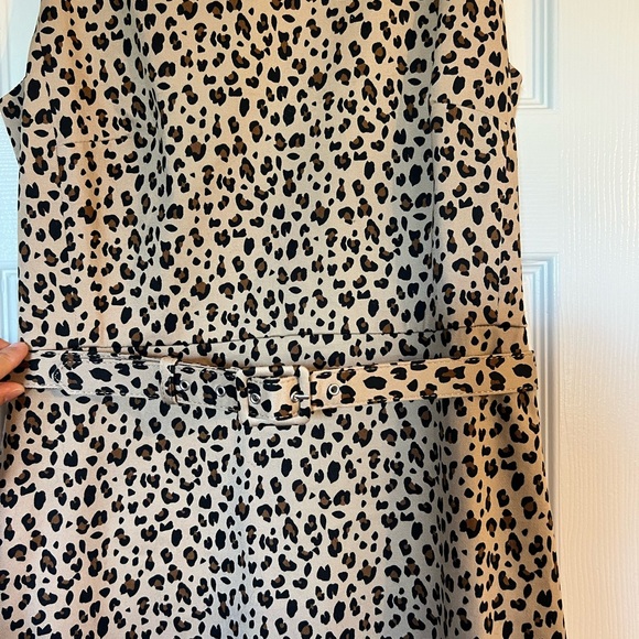 J Crew Leopard Sheath Dress size 4 - Picture 8 of 14